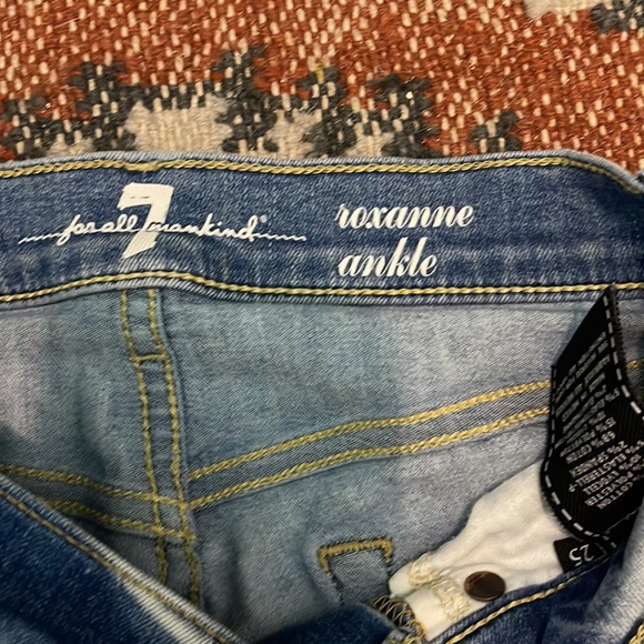 7 for all mankind roxanne ankle jeans size 25 - Picture 4 of 7